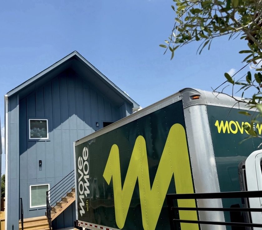 A townhome move with the Move with Moe truck